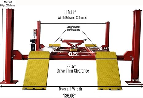 KT-4H150 Parking Lift by Katool Diagram